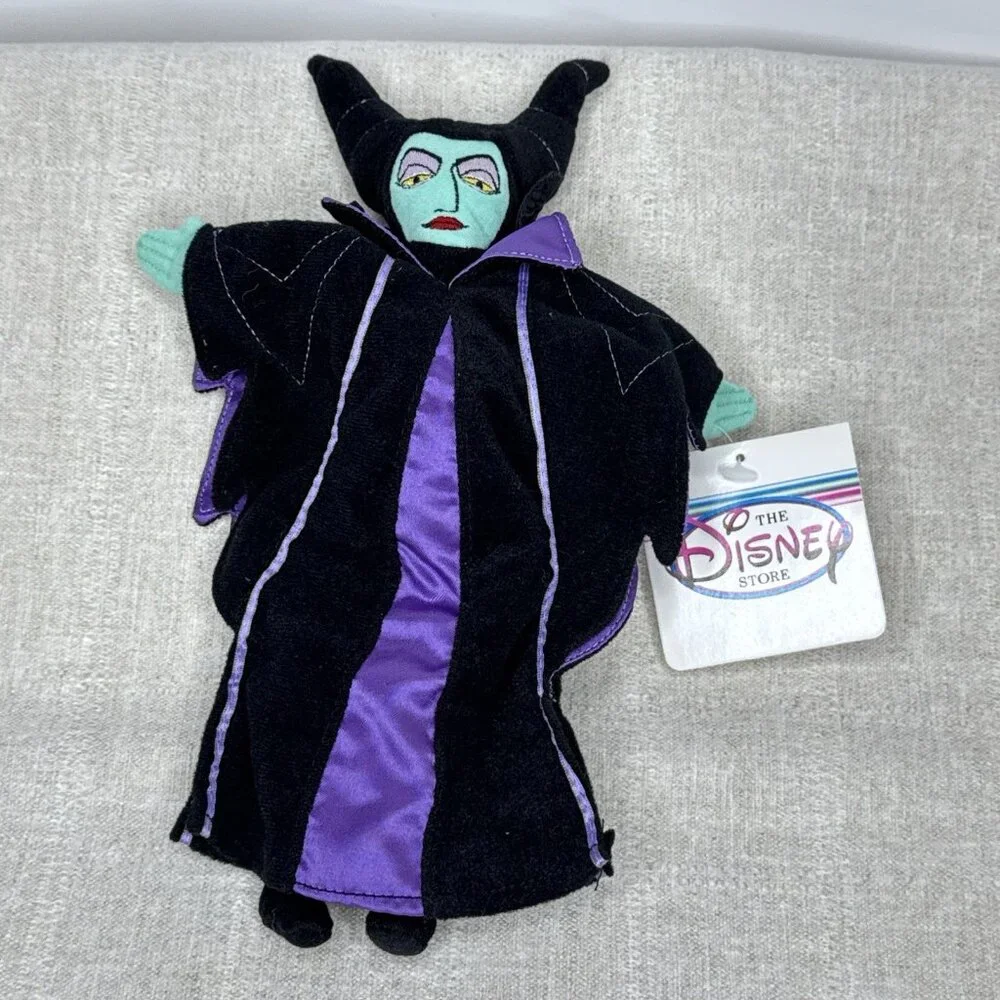 Sleeping Beauty Prince Phillip Maleficent Aurora Disney Store Bean Bag Set of 3 - Picture 8 of 10